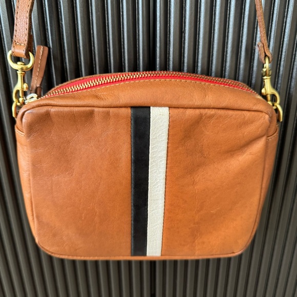 Clare V Midi Sac Natural with stripes - Picture 3 of 6